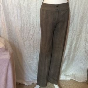 Jones New York Brown Herringbone Pants size 4